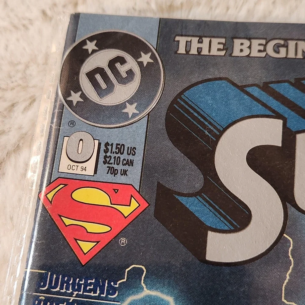 Vintage 1994 Superman Zero Issue 38 Comic‎ DC J0urgens Breeding Collectible NM